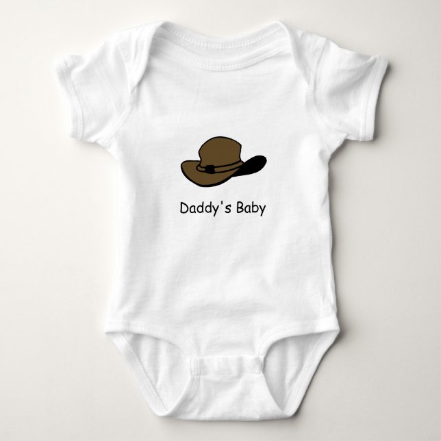 Body Para Bebé El bebé de papá (Anverso)