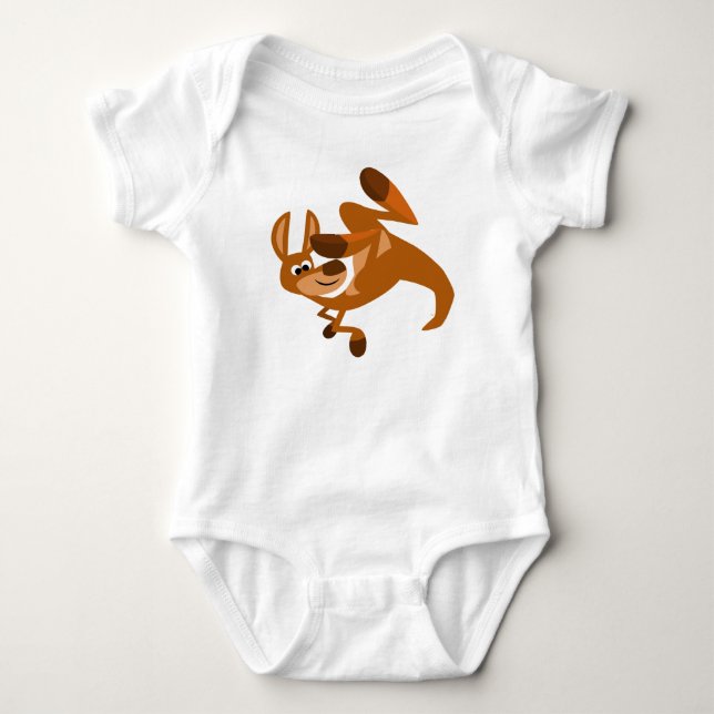 Body Para Bebé El bebé somersault del canguro Personalizado dulce (Anverso)