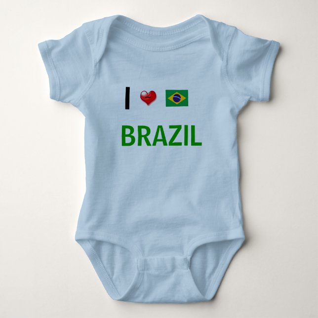 Body Para Bebé El Brasil (Anverso)