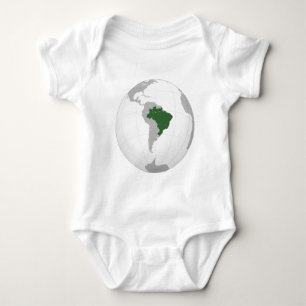 Body Para Bebé El Brasil (proyección orthográfica)
