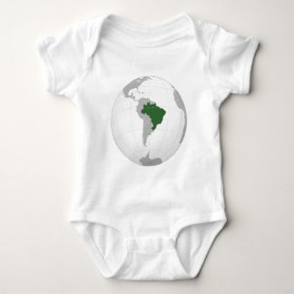Body Para Bebé El Brasil (proyección orthográfica)