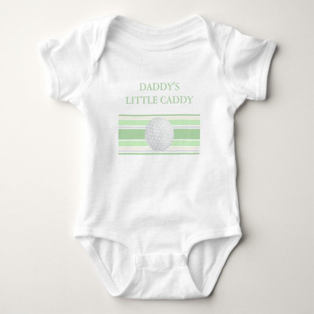 Body Para Bebé El caddie de papá (Anverso)
