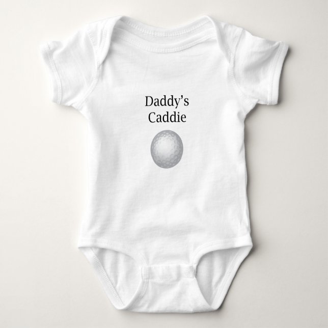 Body Para Bebé El caddie del papá (Anverso)