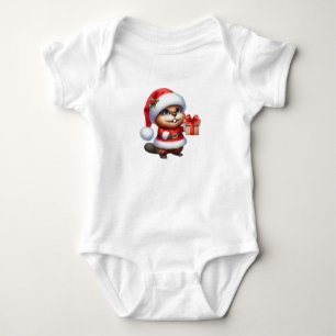 Body Para Bebé El castor de los Navidades generosos