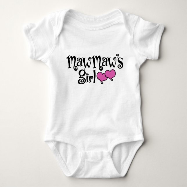 Body Para Bebé El Chica de MawMaw (Anverso)