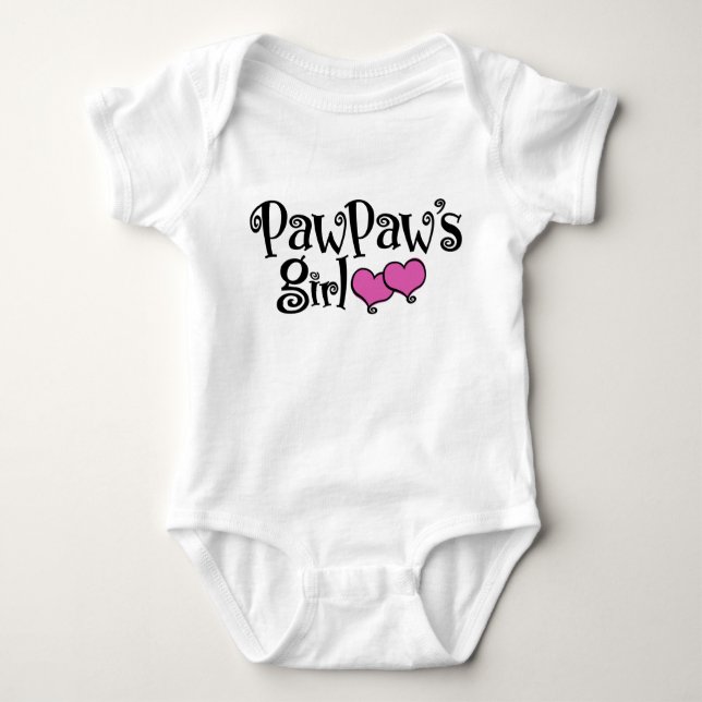 Body Para Bebé El Chica de PawPaw (Anverso)