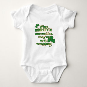 Body Para Bebé El chiste irlandés de los ojos en niño de la