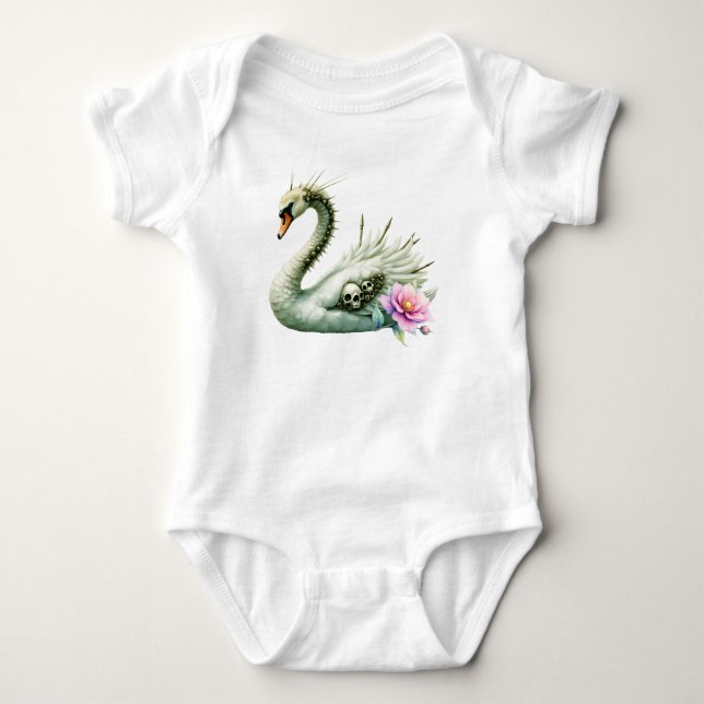 Body Para Bebé El Cisne de las Aguas Olvidadas.  (Anverso)