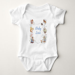 Body Para Bebé El clásico Baby Shower Peter the Rabbit