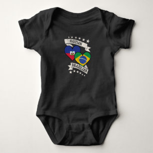 Body Para Bebé El corazón de los haitianos brasileños marea Haití