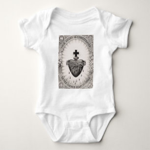 Body Para Bebé El Corazón más sagrado de Jesucristo