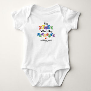 BODY PARA BEBÉ EL DÍA DE NUESTRO PRIMER PADRE JUNTO