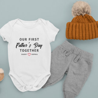 BODY PARA BEBÉ EL DÍA DE NUESTRO PRIMER PADRE JUNTO
