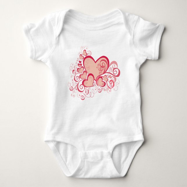 Body Para Bebé El día de San Valentín Baby Bodysuit (Anverso)