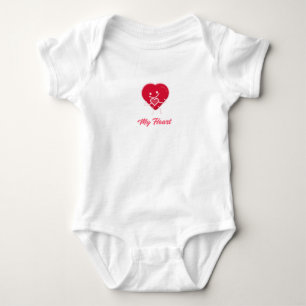 Body Para Bebé El día de San Valentín de mi corazón