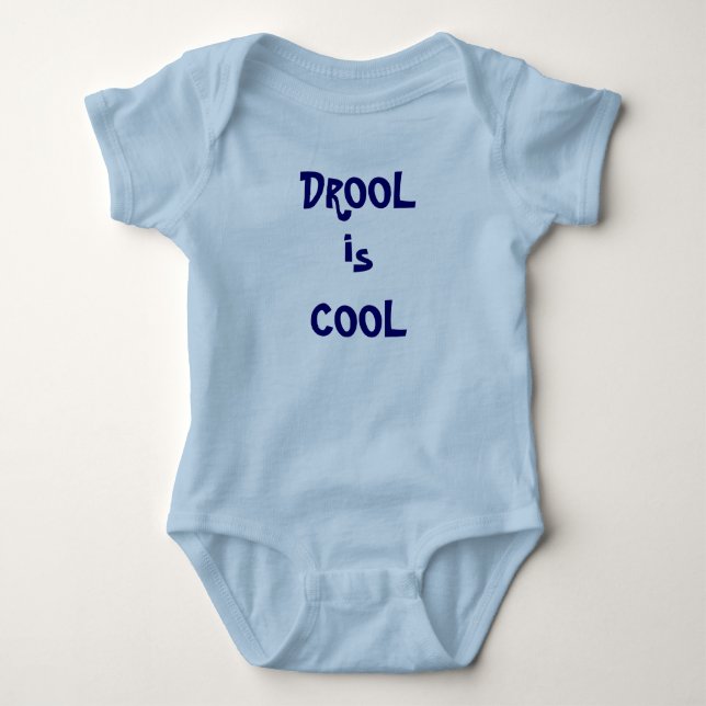 Body Para Bebé El DROOL es camiseta FRESCA (Anverso)