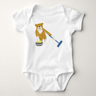 Body Para Bebé El encresparse del bulldog