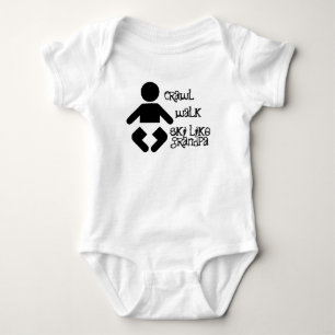 Body Para Bebé El esquí del paseo del arrastre tiene gusto del