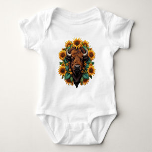 Body Para Bebé El Estado del Girasol de Kansas 3