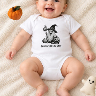 Body Para Bebé El fantasma favorito de la abuela, adorable bebé d