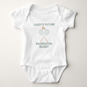 Body Para Bebé El futuro compañero de bádminton de papá - Bádmint