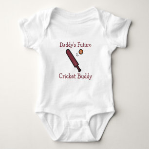 Body Para Bebé El futuro compañero de cricket de papá Cricket p