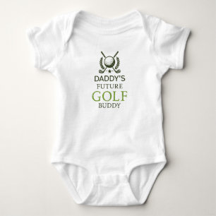 Body Para Bebé El futuro compañero de golf de papá Cute Golfing