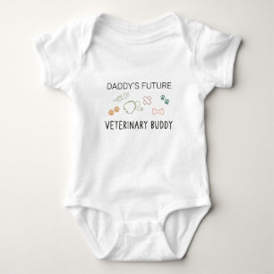 Body Para Bebé El futuro compañero veterinario de papá - Veterina
