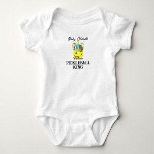 Body Para Bebé El futuro del pellebol rey del bebé amarillo perso