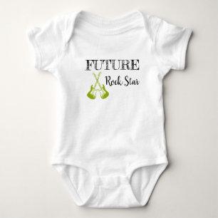 Body Para Bebé El futuro del rock y Roll Baby Bodysuit