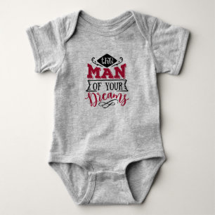 Body Para Bebé El hombre de tus sueños Bodysuit para bebé