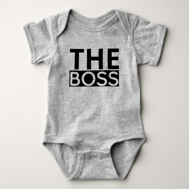 Body Para Bebé El jefe  (Anverso)
