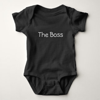 Body Para Bebé El jefe del bebé, lindo y gracioso, usa