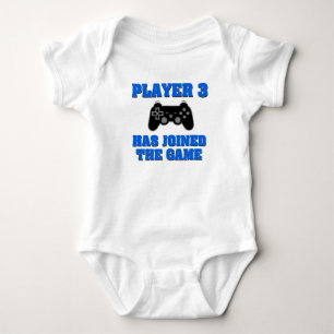 Body Para Bebé El jugador 3 se ha unido al juego Camiseta de niño