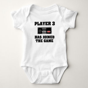 Body Para Bebé El jugador 3 se ha unido al juego Camiseta de niño