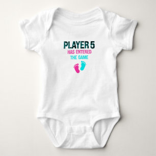 Body Para Bebé El Jugador 5 Ha Entrado En El Juego Baby Gift Play