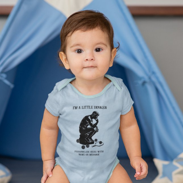 Body Para Bebé El ladrón de dinamófilos personalizado y gracioso  (Pickleball star of the future!)