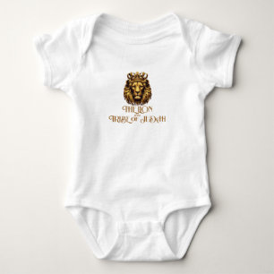 Body Para Bebé "El León de la tribu de Judá" cristiano