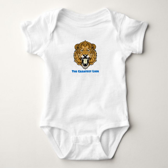 Body Para Bebé El León Más Grande (Anverso)