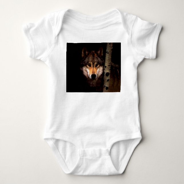 Body Para Bebé El lobo fantasma (Anverso)
