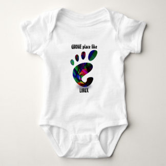 Body Para Bebé El lugar del GNOMO tiene gusto de LINUX