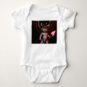 Body Para Bebé El malvado ángel T-Shirt: Abraza el lado oscuro
