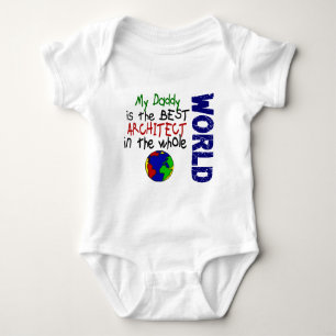 Body Para Bebé El mejor arquitecto en el mundo 2 (papá)