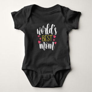 Body Para Bebé El mejor día de la madre del mundo  Camiseta
