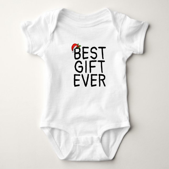 Body Para Bebé El mejor regalo de Santa Ever Baby Bodysuit (Anverso)