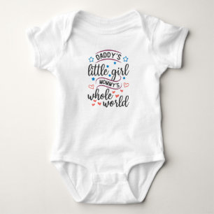 Body Para Bebé El mundo entero de la pequeña mamá de papá