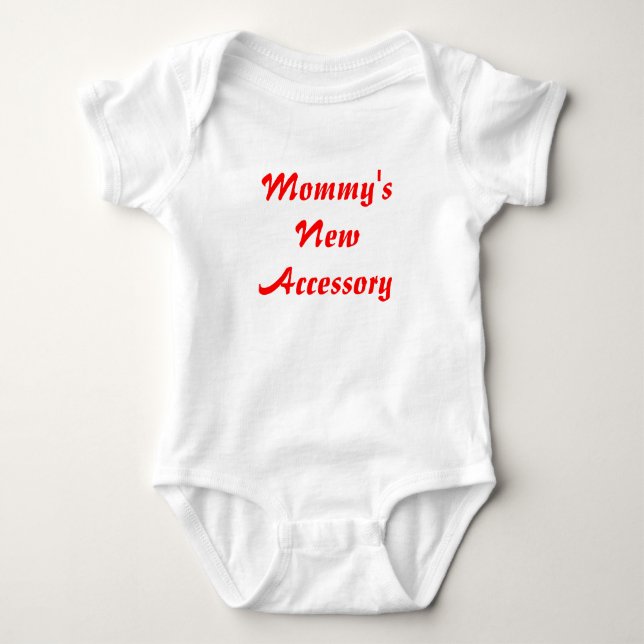 Body Para Bebé El nuevo accesorio de la mamá (Anverso)