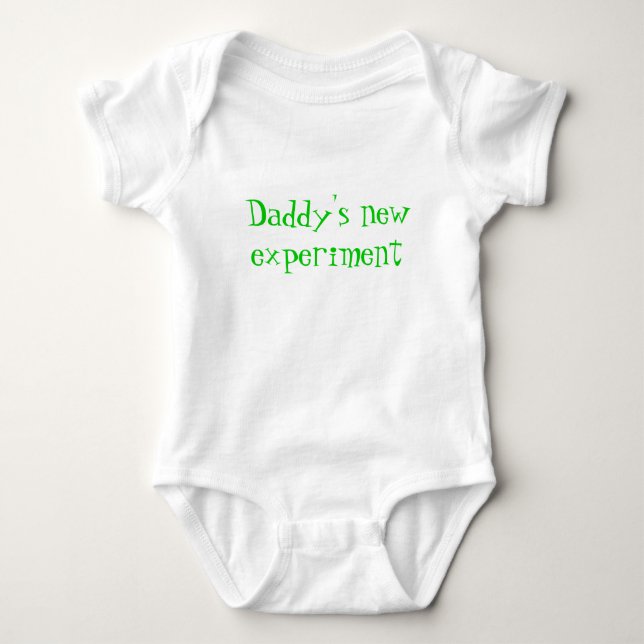 Body Para Bebé El nuevo experimento del papá (Anverso)