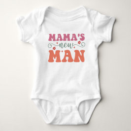 Body Para Bebé El nuevo hombre de mamá: traje de bebé