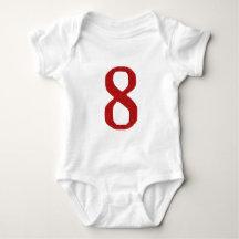 EL NÚMERO 8 EN ROJO